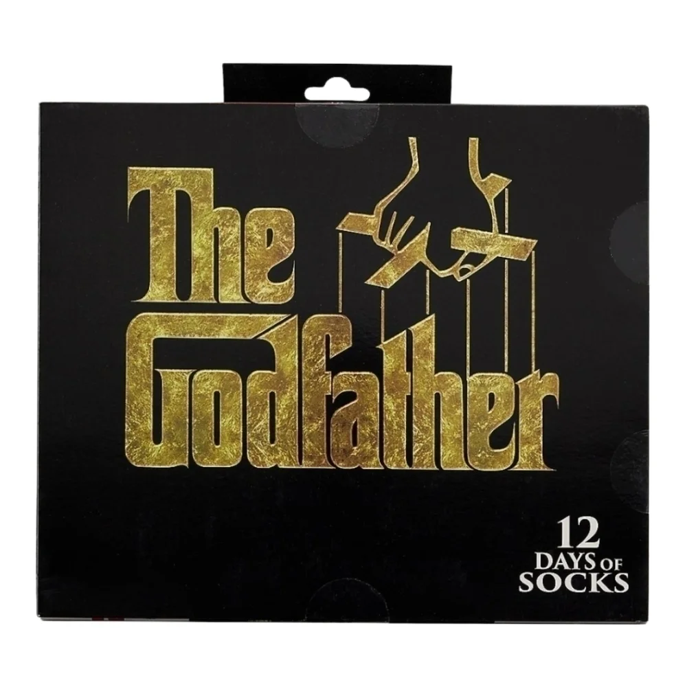 New! The Godfather Men's 12 Days of Socks Crew Socks Gift Pack
